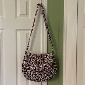 Vera Bradley Plum Petals Shoulder Bag